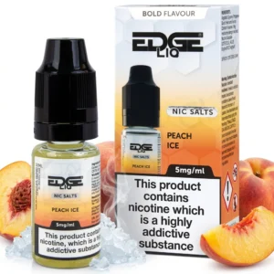 Ice / Slush, Peach Salt Nicotine E-Liquid by Edge