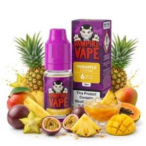 Pineapple, Tropical Fruit Freebase Nicotine E-Liquid by Vampire Vape