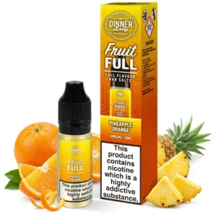 Orange, Pineapple Salt Nicotine E-Liquid by Dinner Lady