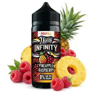 Pineapple Raspberry Shortfill E-Liquid by Doozy Infinity 100ml