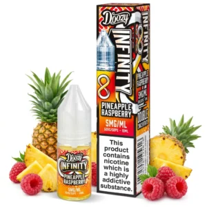 Pineapple, Raspberry Salt Nicotine E-Liquid by Doozy