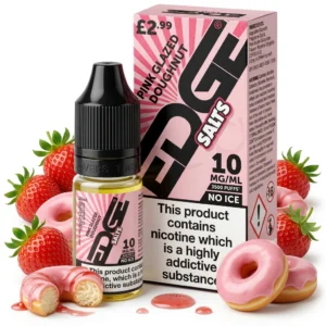 Donuts, Strawberry Salt Nicotine E-Liquid by Edge