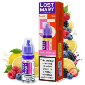 Lemonade, Mixed Berries Salt Nicotine E-Liquid by Lost Mary