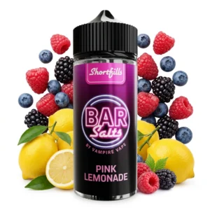 Pink Lemonade Shortfill E-Liquid by Bar Salts 100ml