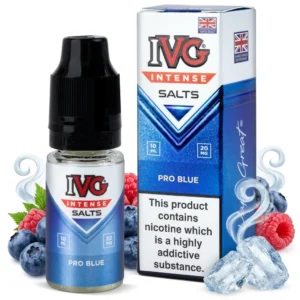 Blueberry, Menthol, Raspberry Salt Nicotine E-Liquid by IVG