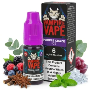 Aniseed / Liquorice, Eucalyptus, Ice / Slush, Menthol, Mixed Berries Freebase Nicotine E-Liquid