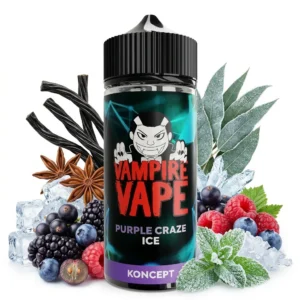 Purple Craze Ice Shortfill E-Liquid by Vampire Vape 100ml
