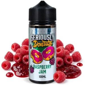 Raspberry Jam Shortfill E-Liquid by Seriously Donuts 100ml