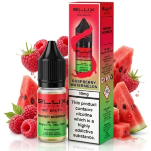 Raspberry, Watermelon Salt Nicotine E-Liquid by Elux