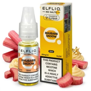 Custard, Rhubarb Salt Nicotine E-Liquid by Elf Bar
