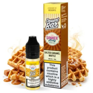 Caramel, Waffle Salt Nicotine E-Liquid by Dinner Lady