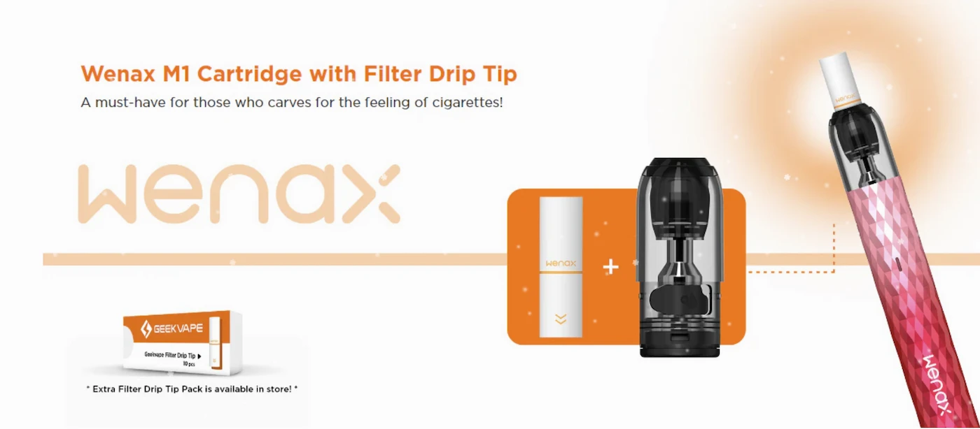 Filter Drip Tip Option for Cigarette Feel