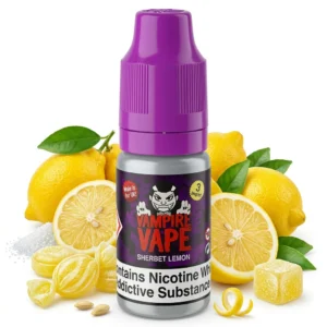 Lemon, Sherbet, Sweets / Candy freebase nicotine E-Liquid by Vampire Vape