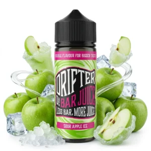 Sour Apple Ice Shortfill E-Liquid by Drifter Bar Juice 100ml