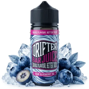 Sour Blueberry Ice Shortfill E-Liquid by Drifter Bar Juice 100ml