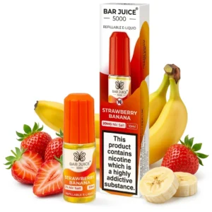 Banana, Strawberry Salt Nicotine E-Liquid by Bar Juice