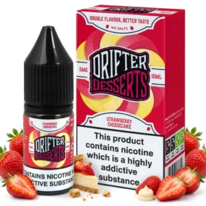 Cheesecake, Strawberry Salt Nicotine E-Liquid by Drip Hacks