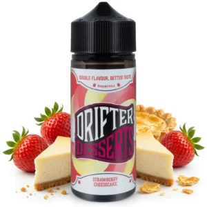 Strawberry Cheesecake Shortfill E-Liquid by Drifter Desserts 100ml