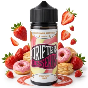 Strawberry Donut Shortfill E-Liquid by Drifter Desserts 100ml