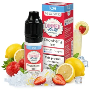 Lemonade, Strawberry Ice / Slush Freebase Nicotine E-Liquid by Dinner Lady