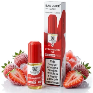 Ice / Slush, Strawberry Salt Nicotine by Bar Juice