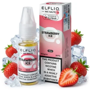 Ice / Slush, Strawberry Salt Nicotine by Elf Bar
