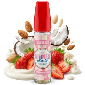 Strawberry Macaroon Shortfill E-Liquid by Dinner Lady 50ml