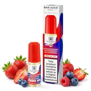 Blueberry, Raspberry, Strawberry Salt Nicotine E-Liquid by Bar Juice