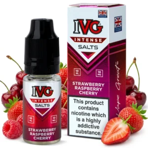 Cherry, Raspberry, Strawberry Salt Nicotine E-Liquid by IVG