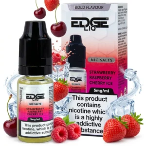 Cherry, Ice / Slush, Raspberry, Strawberry Salt Nicotine E-Liquid by Edge