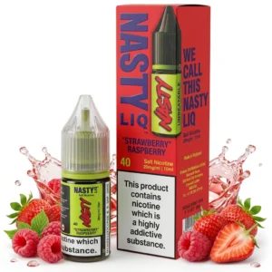 Raspberry, Strawberry Salt Nicotine E-Liquid by Nasty
