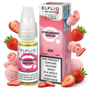 Ice Cream, Strawberry Salt Nicotine E-Liquid by Elf Bar