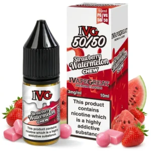 Bubblegum, Strawberry, Watermelon Freebase Nicotine E-Liquid by IVG