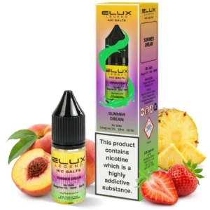 Peach, Pineapple, Strawberry Salt Nicotine E-Liquid by Elux