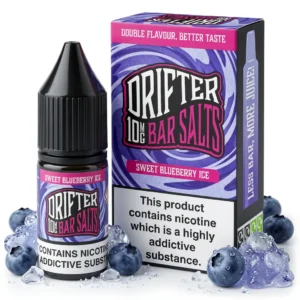 Blueberry, Ice / Slush Salt Nicotine E-Liquid by Drip Hacks