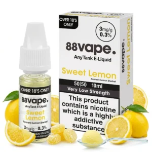 Lemon, Sherbet Freebase Nicotine E-Liquid by Vapouriz