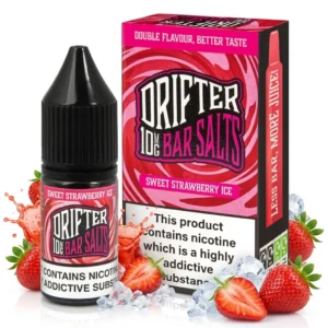 Ice / Slush, Strawberry Salt Nicotine E-Liquid by Drip Hacks