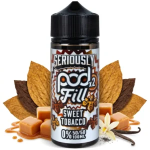 Sweet Tobacco Shortfill E-Liquid by Seriously Pod Fill x2 100ml