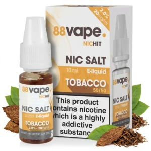 Tobacco Nic Salt E-Liquid by 88Vape
