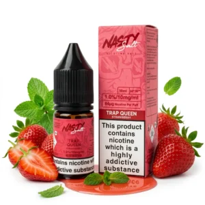 Mint, Strawberry Salt Nicotine E-Liquid by Nasty