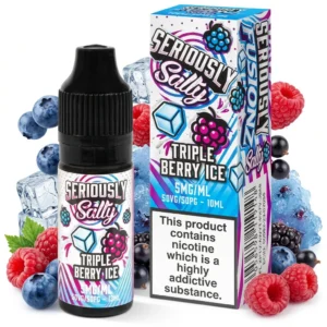 Blueberry, Ice / Slush, Mixed Berries, Raspberry Salt Nicotine E-Liquid by Doozy