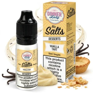 Cream, Pastry, Vanilla Salt Nicotine E-Liquid by Dinner Lady