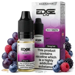Grape, Mixed Berries Salt Nicotine E-Liquid by Edge