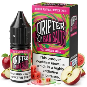 Apple, Watermelon Salt Nicotine E-Liquid by Drip Hacks
