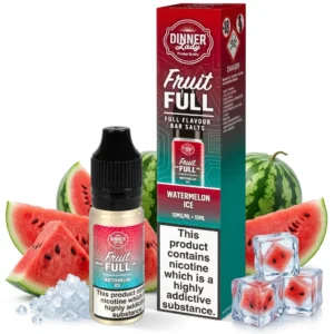 Ice / Slush, Watermelon Salt Nicotine E-Liquid by Dinner Lady