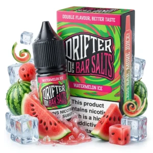 Ice / Slush, Watermelon Salt Nicotine E-Liquid by Drip Hacks