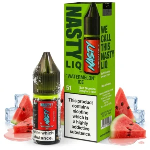 Watermelon Ice / Slush Salt Nicotine E-Liquid by Nasty