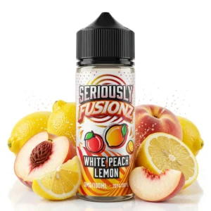 White Peach Lemon Shortfill E-Liquid by Seriously Fusionz 100ml