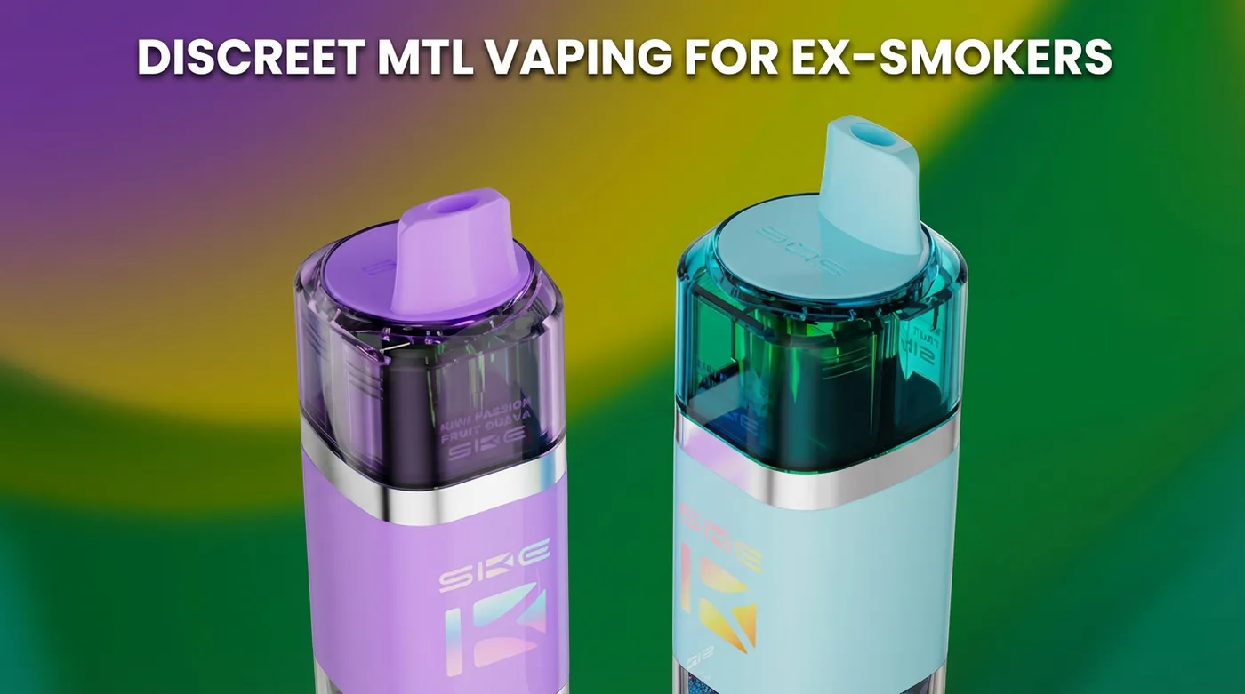 Discreet MTL vaping for ex-smokers