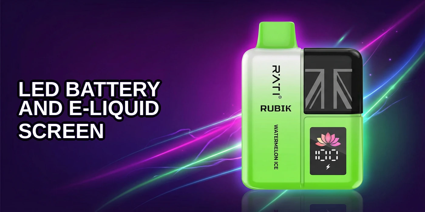 LED Battery and E-Liquid Screen
